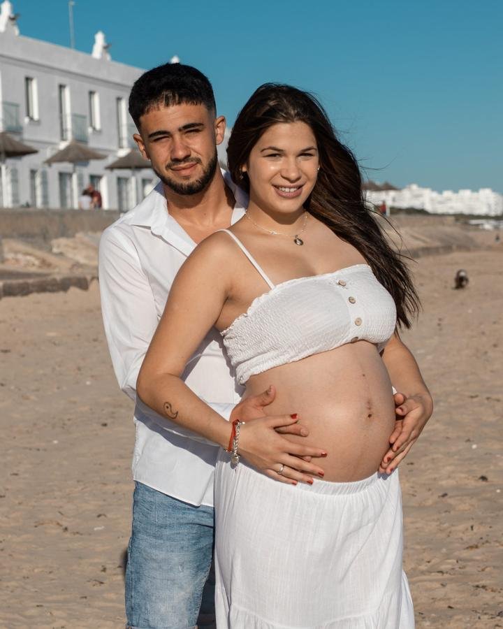 Embarazo en la playa