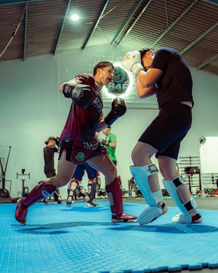 Entrenamiento de muay thai